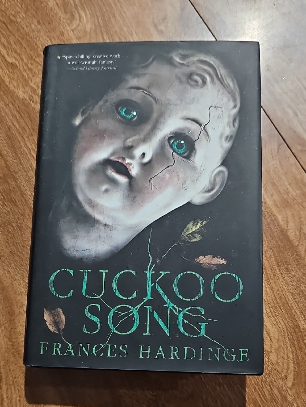 Cuckoo Song by Frances Hardinge — Black Cover with Teal Title